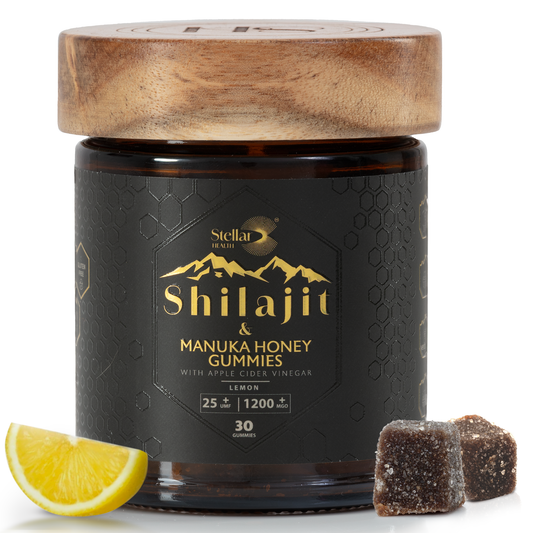 Shilajit and Manuka Honey Gummy With Apple Cider Vinegar - Lemon