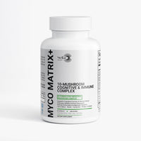 Stellar Health Labs 10-Mushroom Blend Capsules — Lion's Mane, Reishi, Cordyceps, Chaga, Maitake, Turkey Tail, Shiitake — 60 Vegetable Capsules