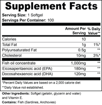 Stellar Health Omega-3 fish oil softgels bottle - lifestyle image