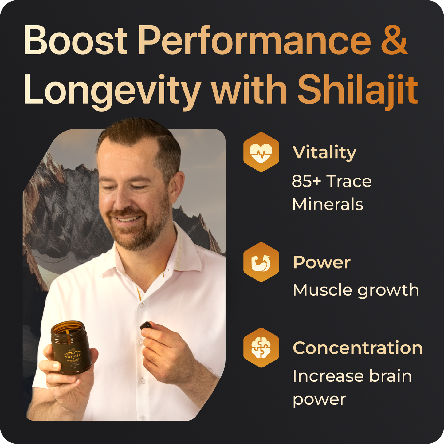 Shilajit and Manuka Honey Gummy With Apple Cider Vinegar - Lemon