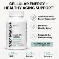 NAD+ supplement bottle - Stellar Health Labs