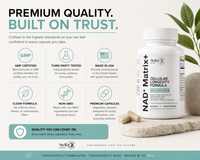 NAD+ supplement bottle - Stellar Health Labs