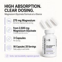Magnesium Glycinate supplement bottle - Stellar Health Labs