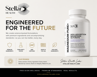 Magnesium Glycinate supplement bottle - Stellar Health Labs