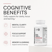 Brain & Focus Formula supplement bottle - Stellar Health Labs