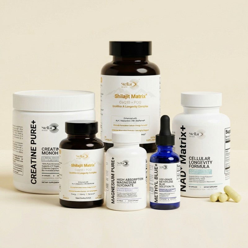 Stellar Health supplement product lineup